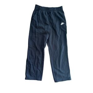 Vintage Nike Women's Black Swoosh Jogger Sweatpants Size XL